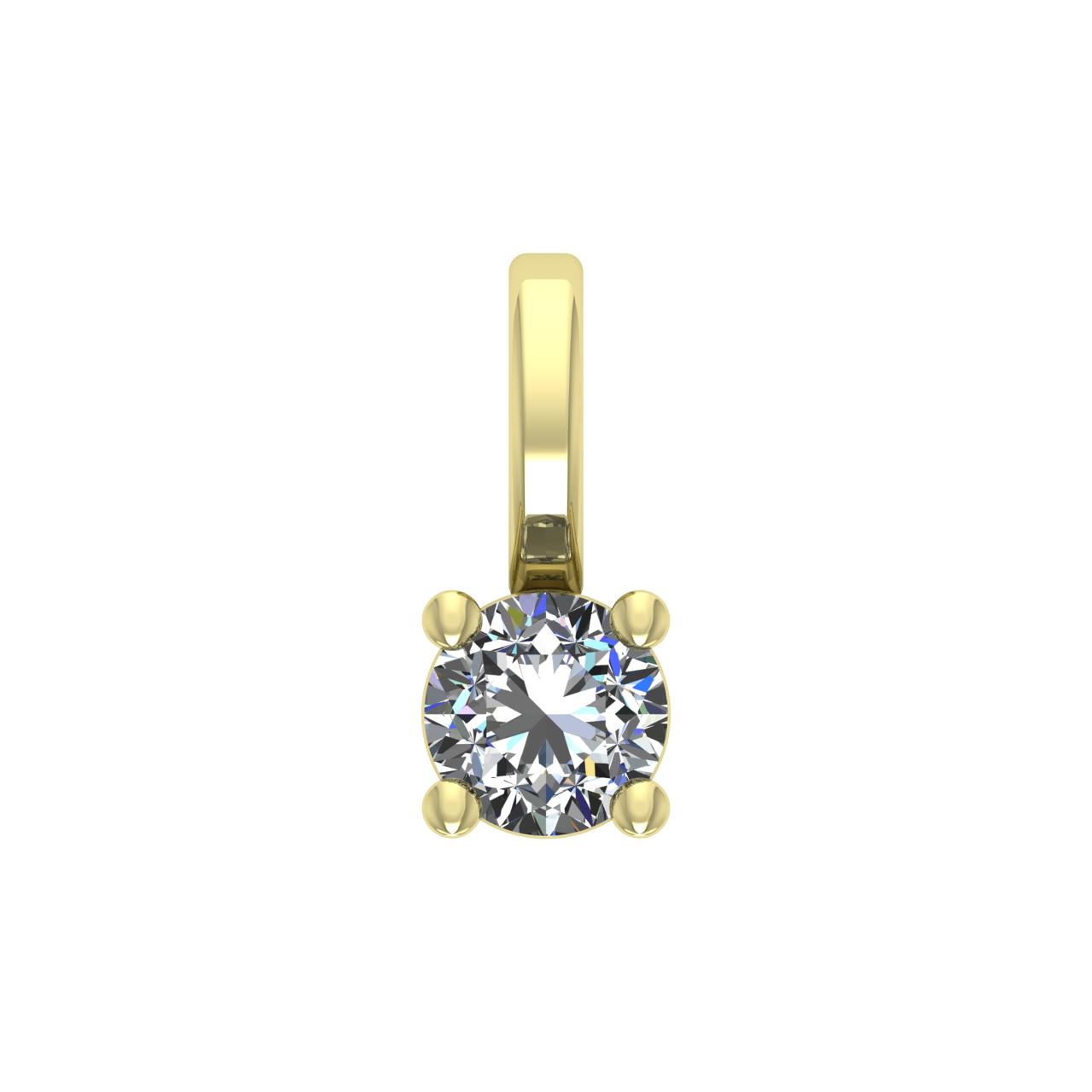 SOLITAIRE DIAMONDS 2.60mm ROUND PENDANT